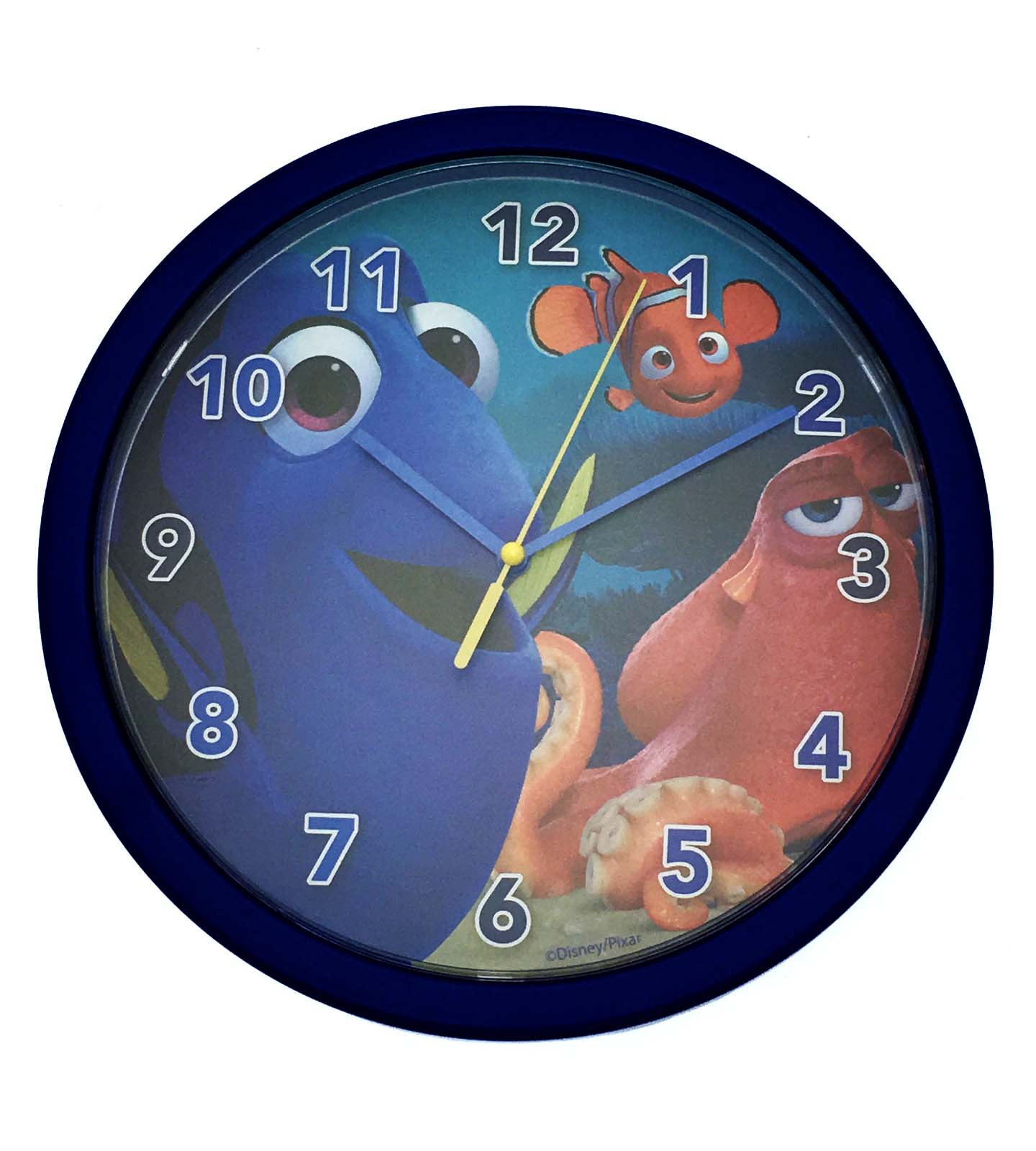 Boys Girls Character Round Wall Clock Kids Bedroom Accessory Gift